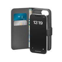 iPhone 16e/17e Cover Wallet Stand Black