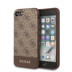 iPhone 7/8/SE Case Stripe Cover Brown