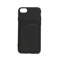 iPhone 7/8/SE Case Card Holder Black