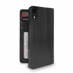 iPhone Xr Wallet Case Journal Black