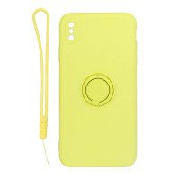iPhone X/iPhone Xs Case with Ringholder Yellow