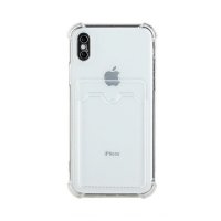 iPhone X/iPhone Xs Case Card Holder Shockproof Transparent