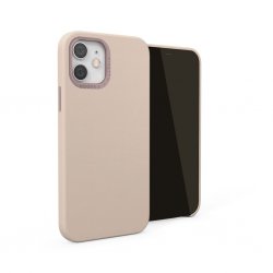 Magnetic Leather Case for iPhone 12/12 Pro Dusty Pink