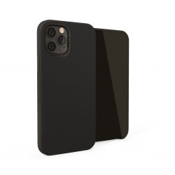iPhone 12 Pro Max Magnetic Leather Case with Magnetic Holder Black