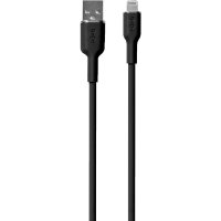 Cable Soft Charge & Sync Cable USB-A/Lightning 1.5m Black
