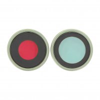 Camera lenses with frame for iPhone 17 - Green