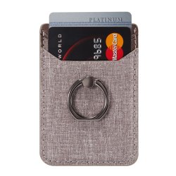 Card Holder MX112 Fabric Texture Brown