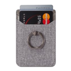 Card Holder MX112 Fabric Texture Grey