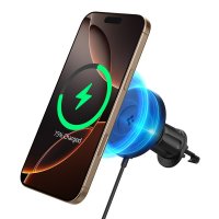 MagSafe Car holder with Wireless Charging OneTap Pro 4 Air Vent Hook