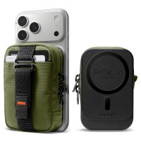 MagSafe Bag Portable Organizer Pouch Snap Zip MagFit Olive Green