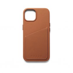 iPhone 14 Case Full Leather Wallet Case Tan