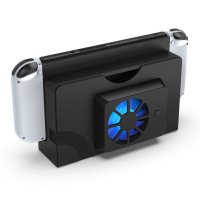 Nintendo Switch OLED Cooling Fan Blue Lighting Black