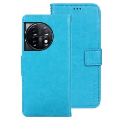 OnePlus 11 Cover Leather texture Light Blue