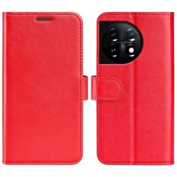 OnePlus 11 Cover Leather texture Red