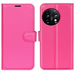 OnePlus 11 Cover Litchi Magenta