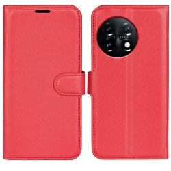 OnePlus 11 Cover Litchi Red