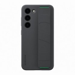 Original Galaxy S23 Case Silicone Grip Case Black