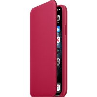 Original iPhone 11 Pro Max Cover Leather Folio Raspberry
