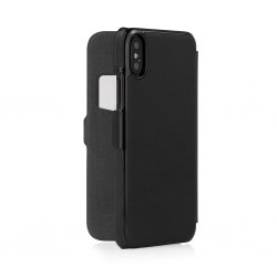 iPhone XR Slim Wallet Classic Cover Black