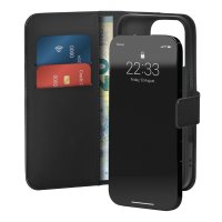 iPhone 16 Pro Max Cover Wallet Stand Black
