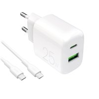 Charger with Cable ProLite Kit USB-C 25W 1.2m White