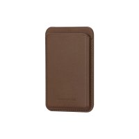 Card holder Leather Wallet MagSafe Dark Tan
