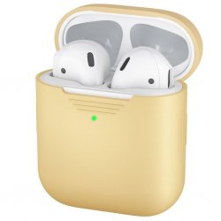 AirPods (1/2) Case PodSkinz Siliconecase Soft Yellow