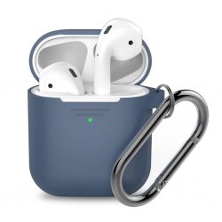 AirPods (1/2) Case PodSkinz KeyChain Series Blue