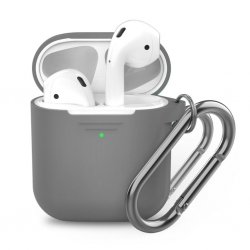 AirPods (1/2) Case PodSkinz KeyChain Series Earl Grey