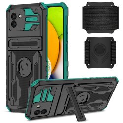 Samsung Galaxy A03 Case with Handgrip Green