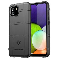 Samsung Galaxy A03 Case Grid Pattern Black