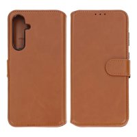 Samsung Galaxy A35 Cover Detachable Wallet Case Brown