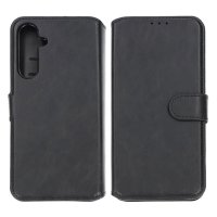 Samsung Galaxy A35 Cover Detachable Wallet Case Black