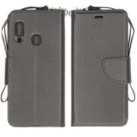 Samsung Galaxy A40 Cover with Stand Black