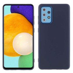 Samsung Galaxy A72 Case Liquid Silicone Blue