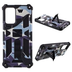 Samsung Galaxy A72 Case with Magnet Stand Function Camouflage Navy