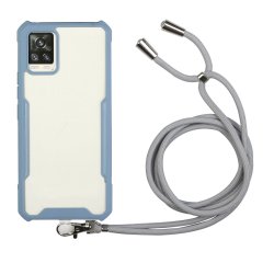 Samsung Galaxy A72 Case with Strap Blue