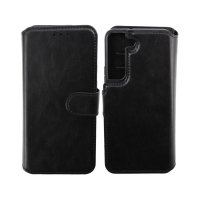 Samsung Galaxy S22 Cover Detachable Wallet Case Black
