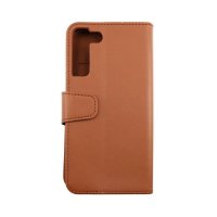 Samsung Galaxy S22 Cover Foldable Card Slot Brown