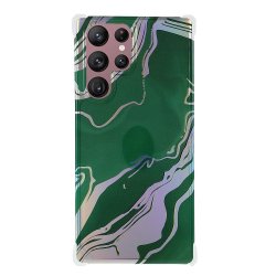 Samsung Galaxy S22 Ultra Case Marble Dark Green