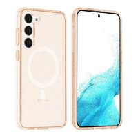 Samsung Galaxy S23 Case Glitter MagSafe Gold