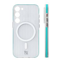 Samsung Galaxy S23 Case Corrugated MagSafe Blue