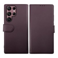 Samsung Galaxy S23 Ultra Cover Detachable Wallet Case Purple