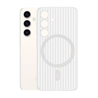 Samsung Galaxy S24 Case Corrugated MagSafe Transparent