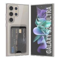 Samsung Galaxy S24 Ultra Case Card Holder Transparent