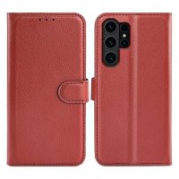 Samsung Galaxy S24 Ultra Cover with Stand Brown