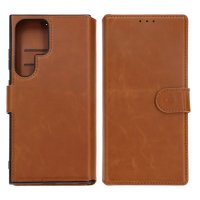 Samsung Galaxy S24 Ultra Cover 4 Card slots Brown