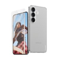 Samsung Galaxy S25 Case and Screen Protector Fashion 2-in-1 Bundle