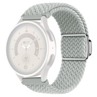 Samsung Galaxy Watch 20mm Band Braided Nylon Light Grey
