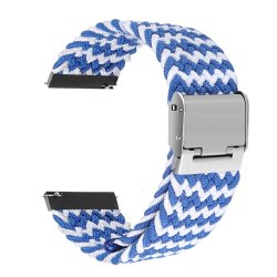 Samsung Galaxy Watch 20mm Band Nylon Blue White